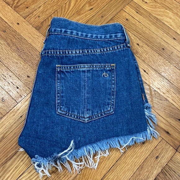 Rag&bone low rise denim short size 24 - Picture 6 of 8